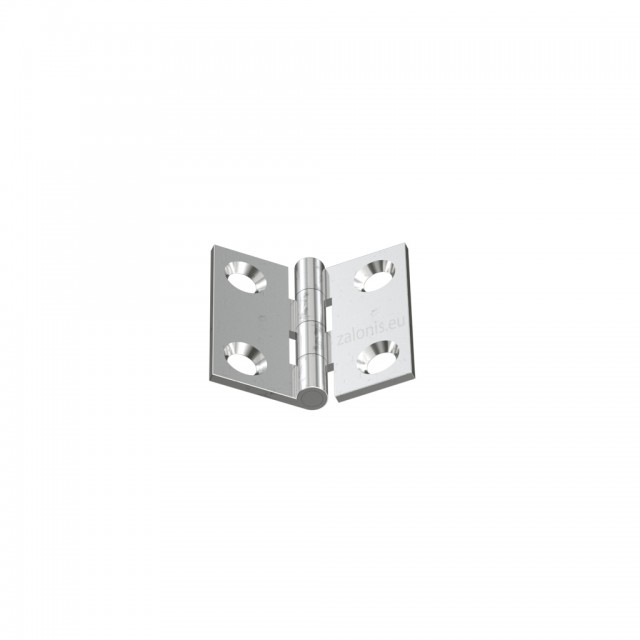 NICKEL PLATED BRASS FLAT HINGE 25x25 ITALY